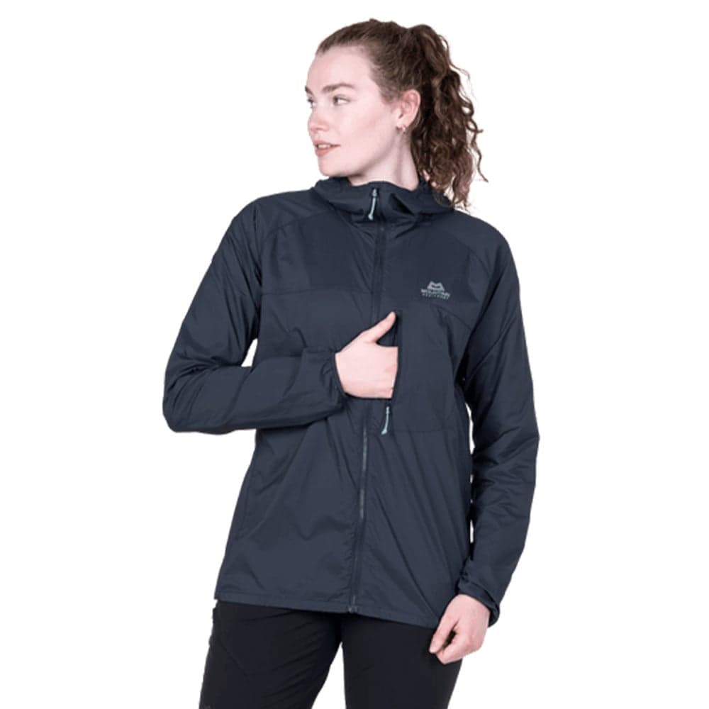 W'S Aerofoil Hooded Jacket Blue Nights, view: 3