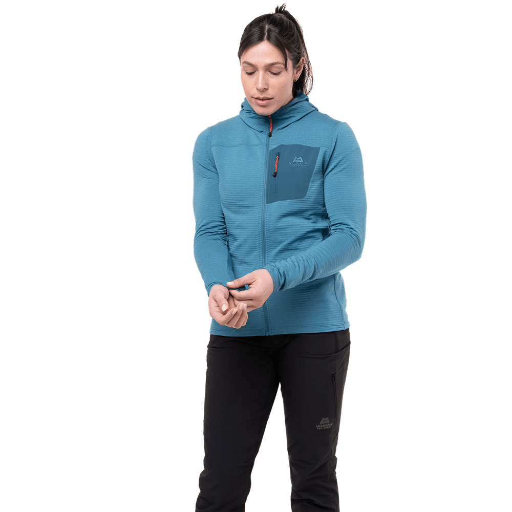 W's Lumiko Hooded Jacket Stellar/Majolica, view: 4