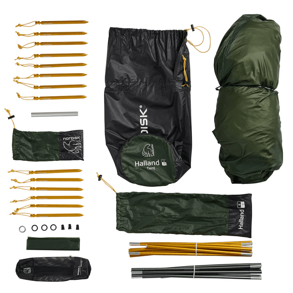 Halland 2 Lw (2.0) Tent Black Forest Green, view: 16