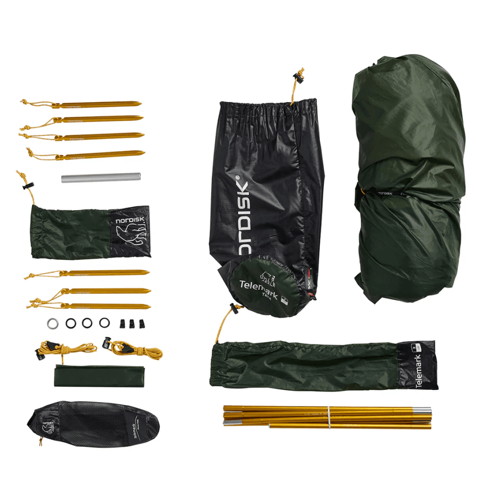 Telemark 2.2 Lw (2.0) Tent Black Forest Green, view: 17