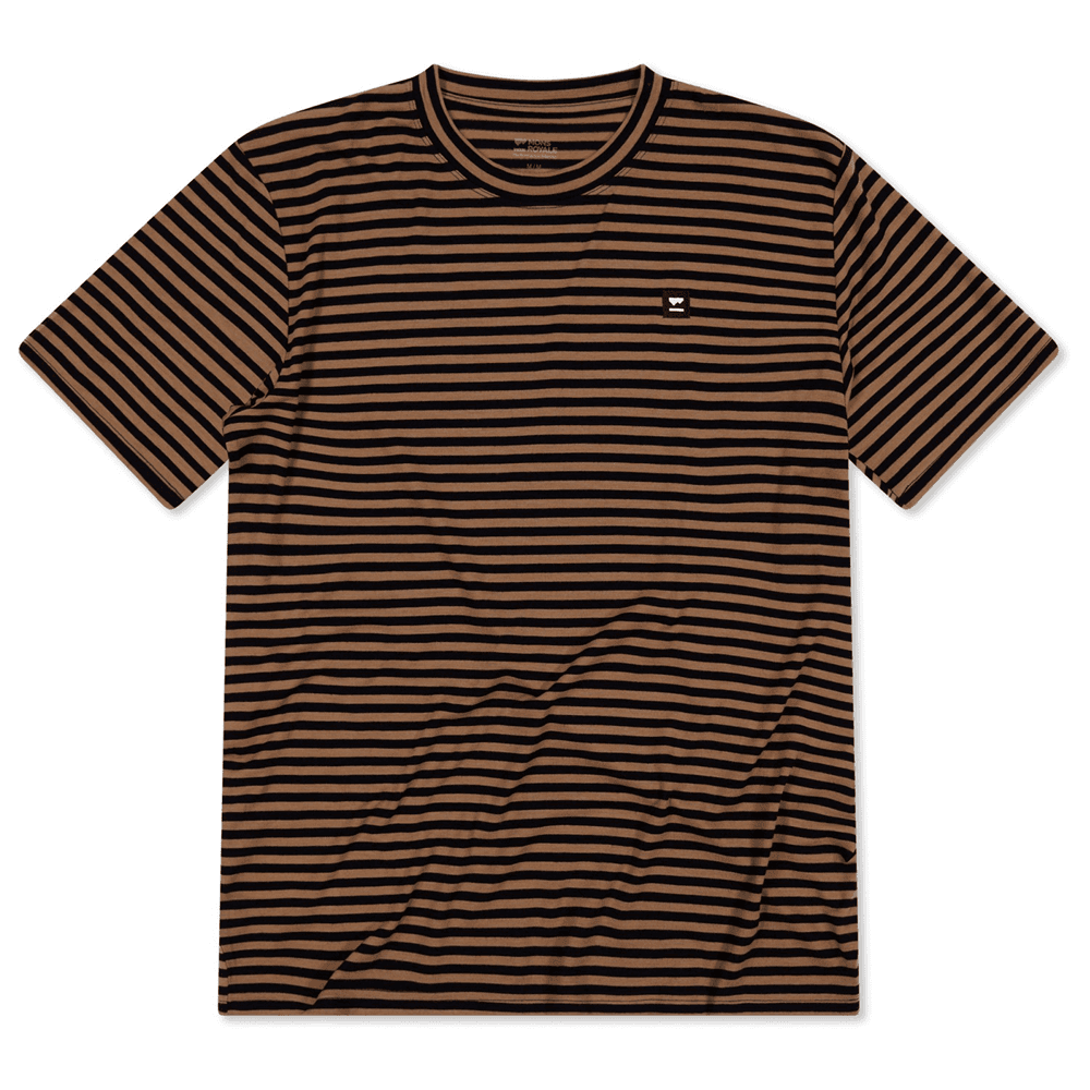 Icon Merino T-Shirt Mr Stripe Toffee, view: 0