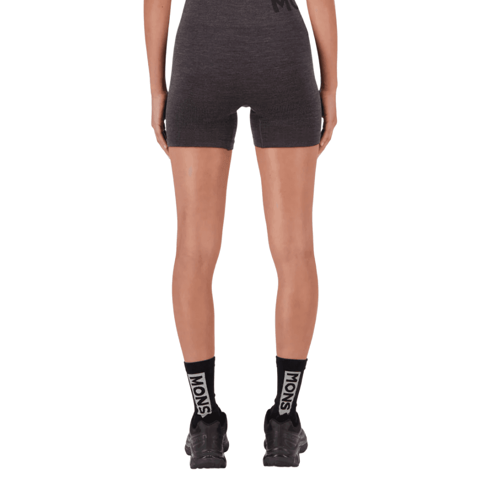 Solace Merino Seamless Shorts Forged Iron, view: 2