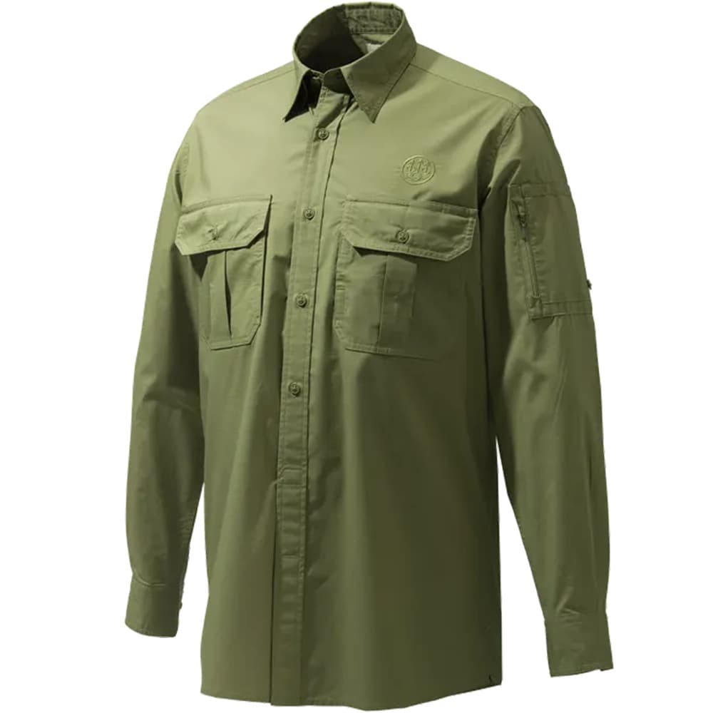 Mortirolo Shirt Long Sleeves Olive Drab, view: 0
