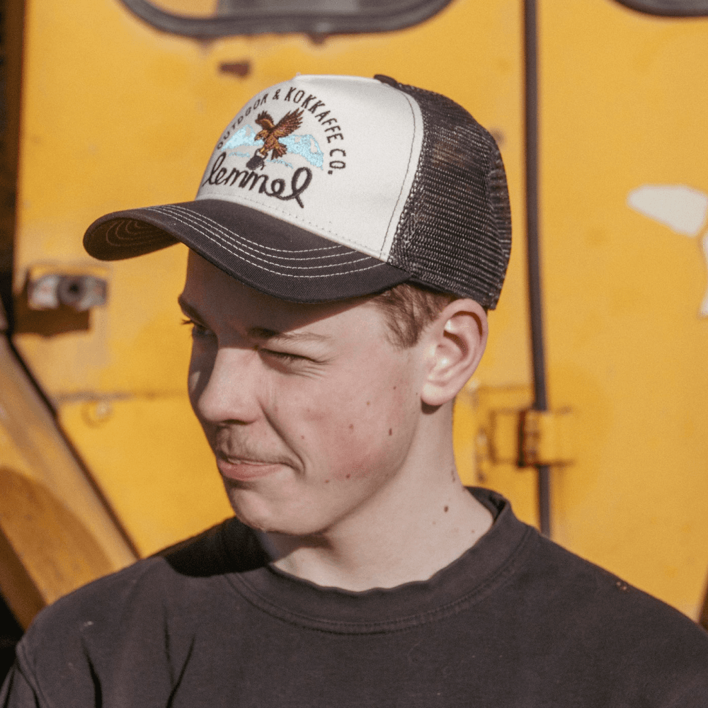 Trucker Cap "Keep On Truckin Mama" White/Black, view: 3