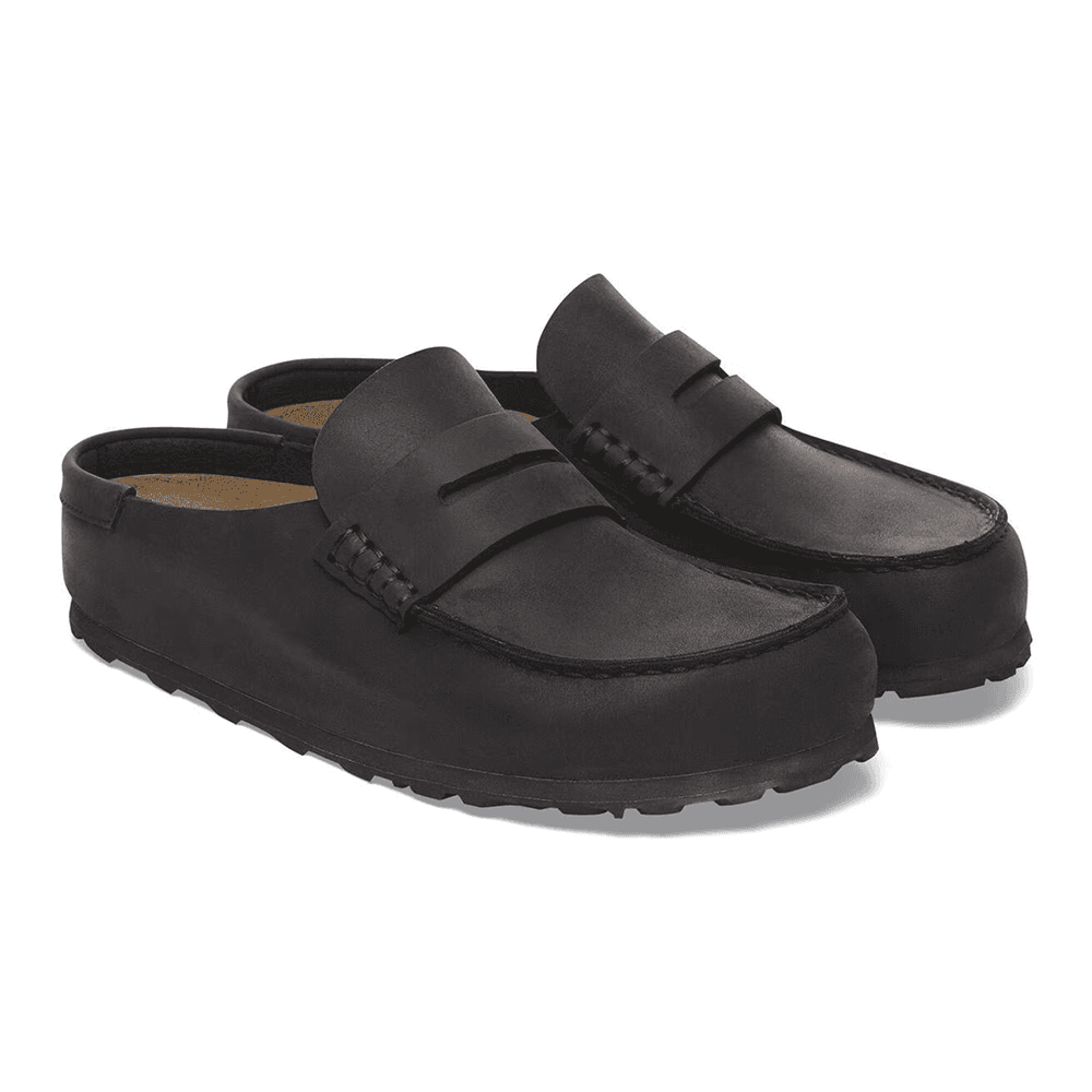 Naples Wrapped Natural Leather Oiled Narrow Black, view: 1