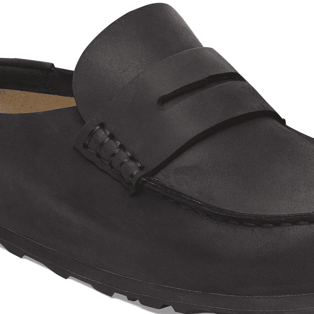 Naples Wrapped Natural Leather Oiled Narrow Black, view: 3