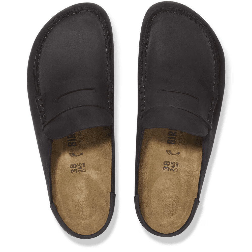 Naples Wrapped Natural Leather Oiled Narrow Black, view: 5