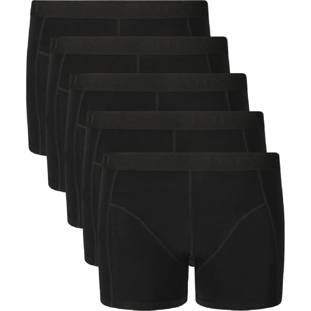 M's Bamboo Boxer 5-Pack Black, view: 0