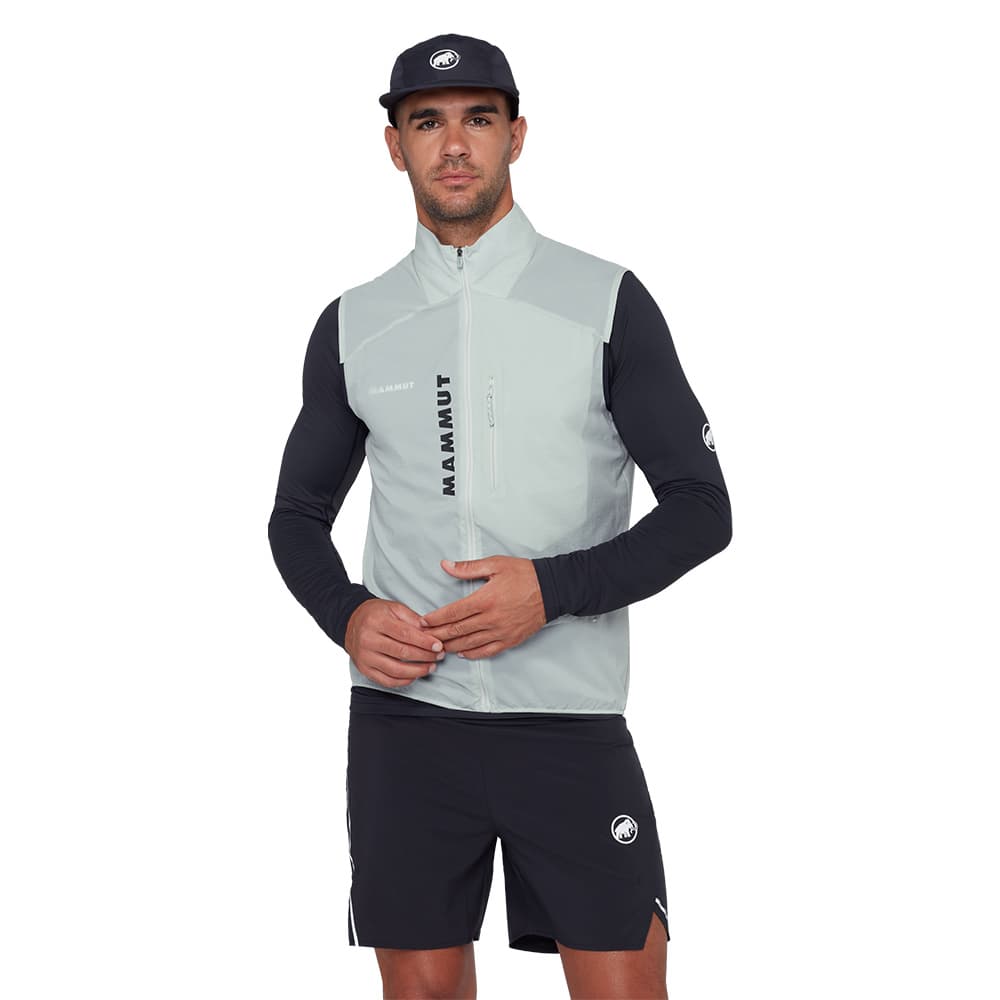 Aenergy Tr Wb Hybrid Vest Men Silver Sage-Black, view: 1