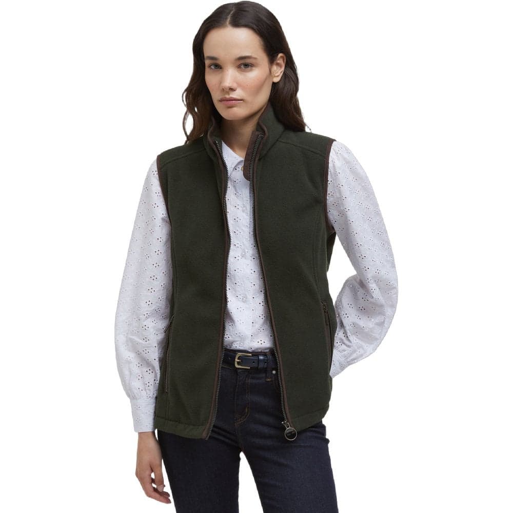 Country Colton Fleece Gilet Sage, view: 2