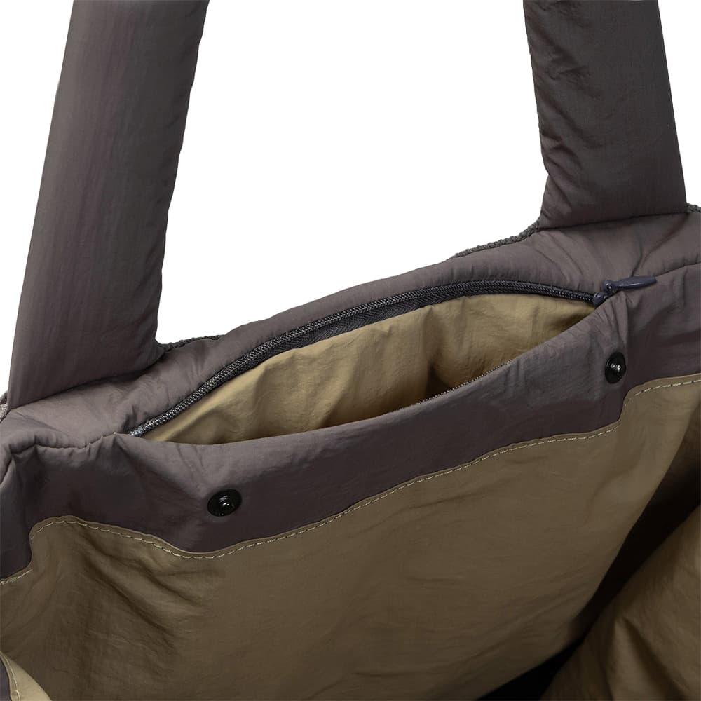 Travel Bed Aktiv Puffer Dark Grey/Light Khaki, view: 3