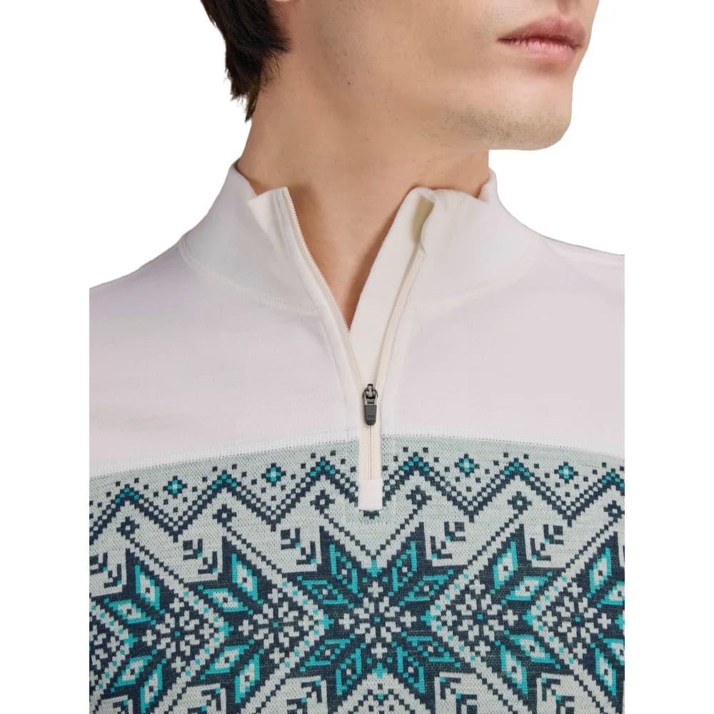 Vail Masculine Baselayer Half Zip Navy Offwhite, view: 3