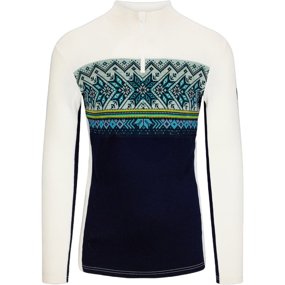Vail Masculine Baselayer Half Zip Navy Offwhite, view: 0