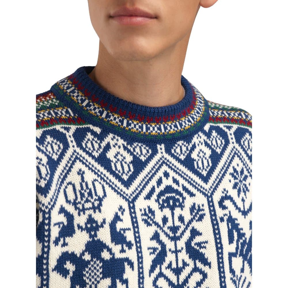 1994 Masc Sweater Indigo Mustard Bottlegreen, view: 4