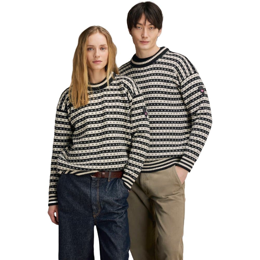 Skipsleia Unisex Sweater Black Offwhite, view: 3