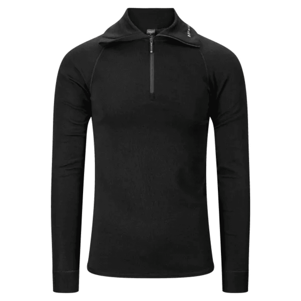 Classic Zip Polo Shirt Black, view: 0