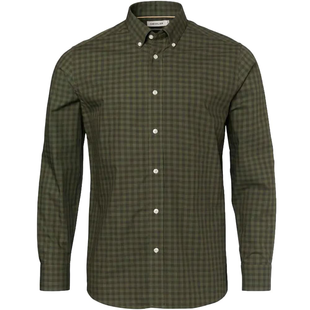Betley Regular Fit Shirt Men Glade Green Checked, view: 0