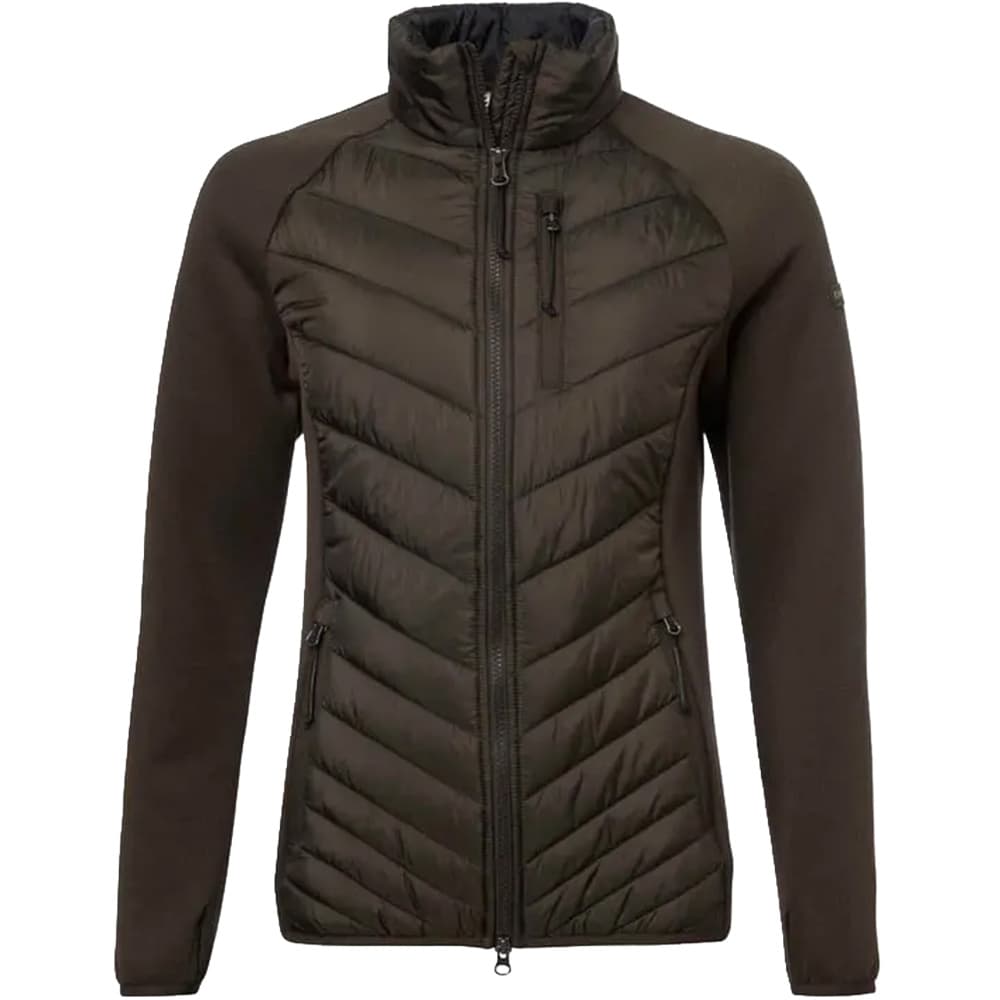 Hunter Hybrid Jacket Women Leather Brown, view: 0