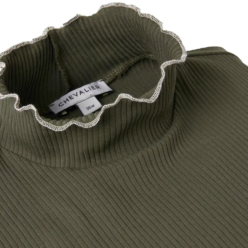 Kelly Longsleeve Top Women Rifle Green, view: 1
