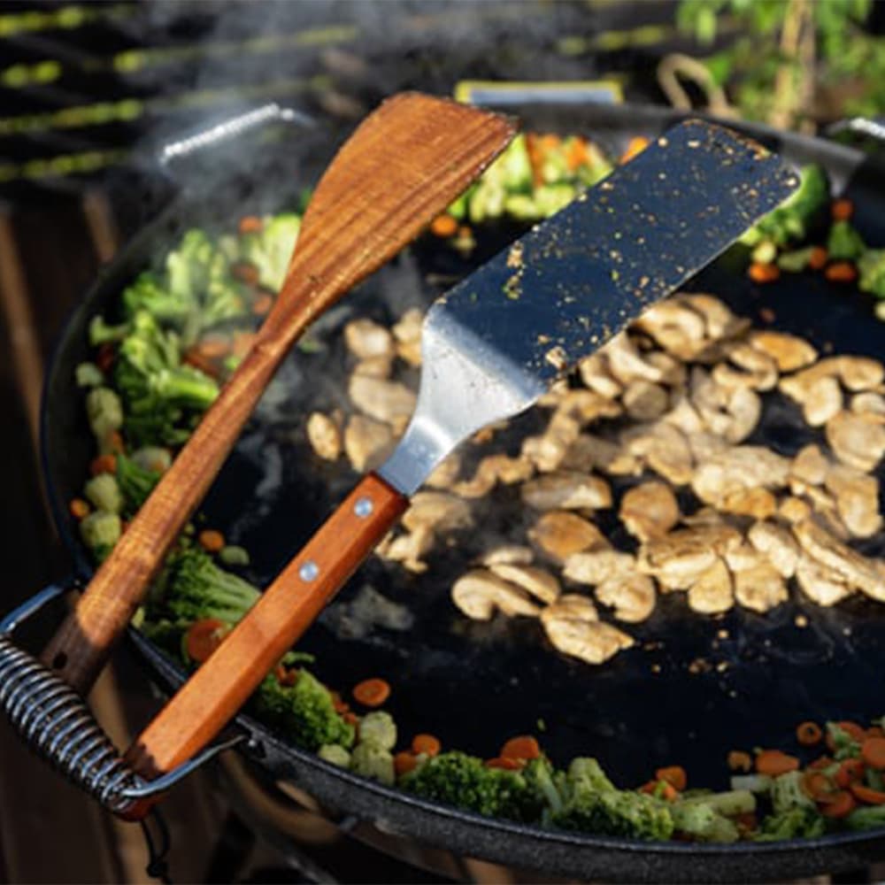 Spatula 30 Cm Stainless Steel/Wood, view: 1