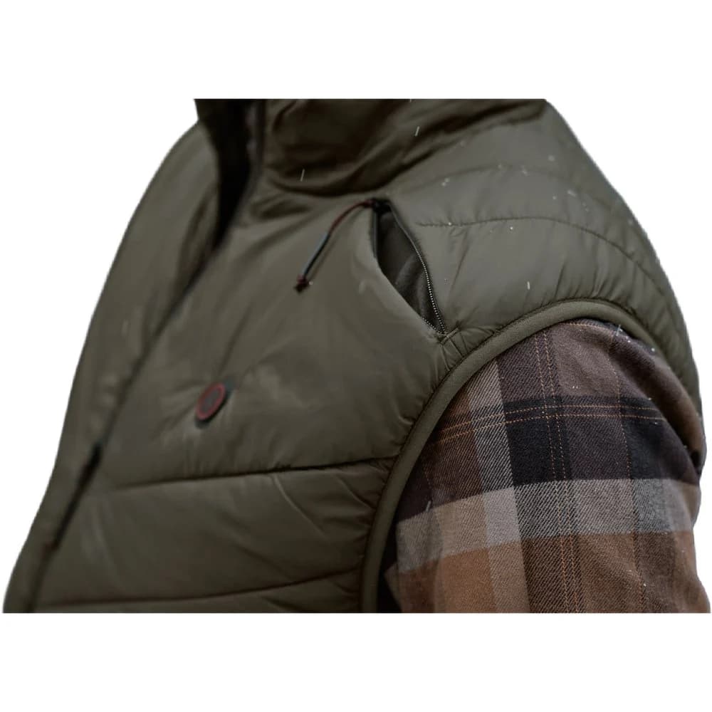 Heat Fodrad Väst Willow Green/Shadow Brown, view: 1