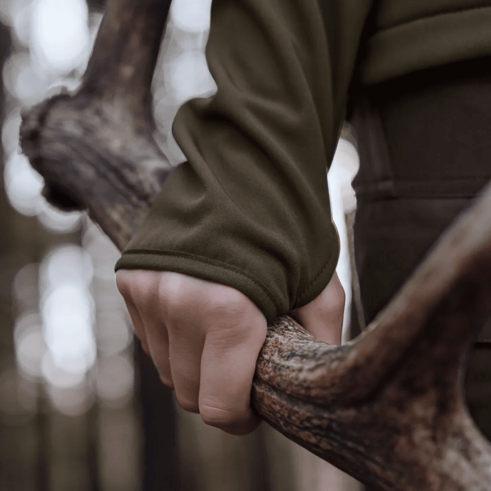 Scandinavian naisten softshell-takki, Willow Green/Shadow Brown, view: 3
