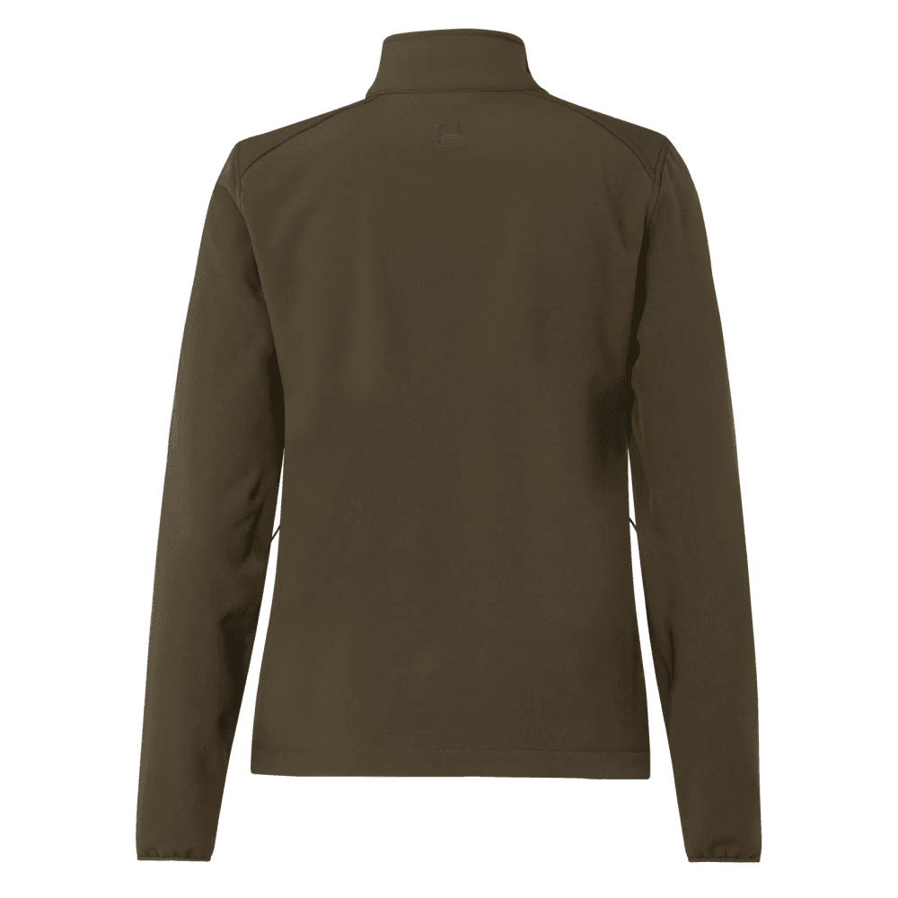 Scandinavian naisten softshell-takki, Willow Green/Shadow Brown, view: 1