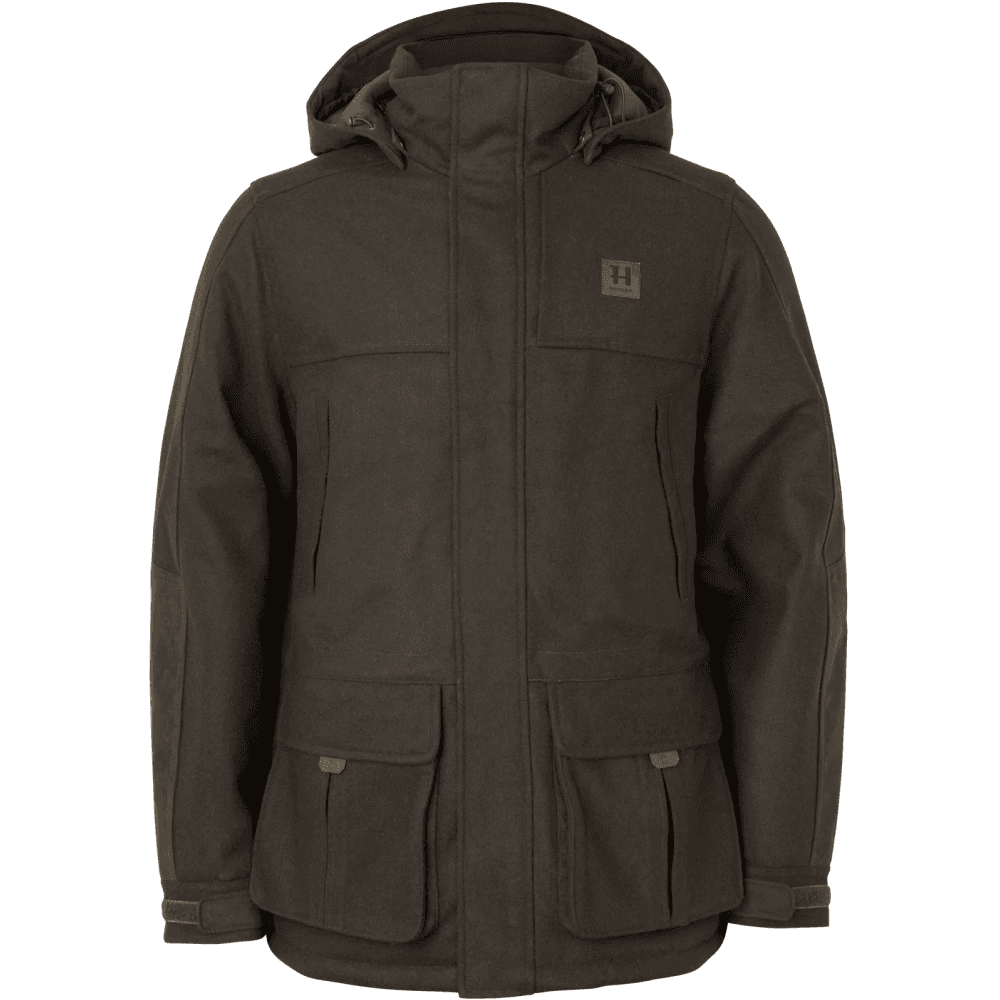 Kodiak CleverWool HSP vuorillinen takki, Dark Hunting Green/Shadow Brown, view: 0