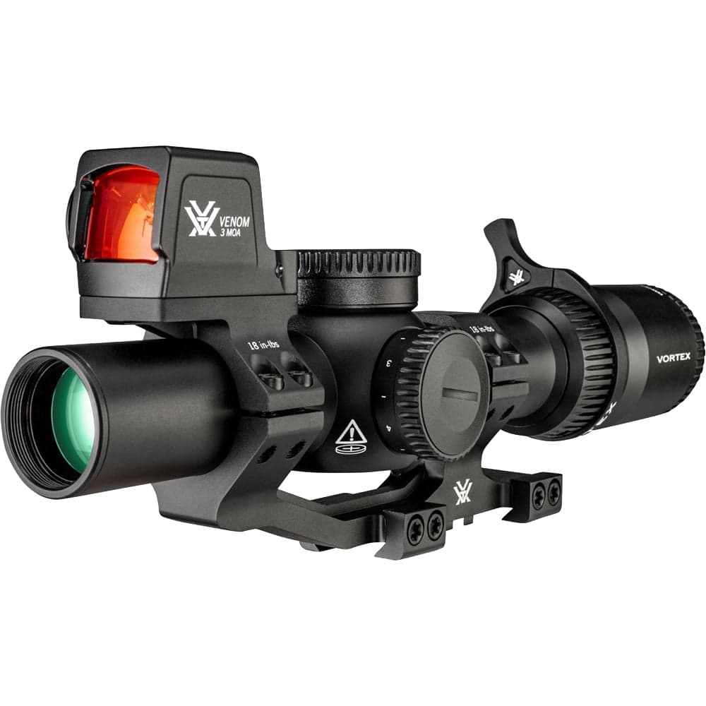Venom-paketti 1-6x24 Ven-1601, Ven-Mrd3-E, Sportmount 12O´Clock, Scm-30-150, view: 0