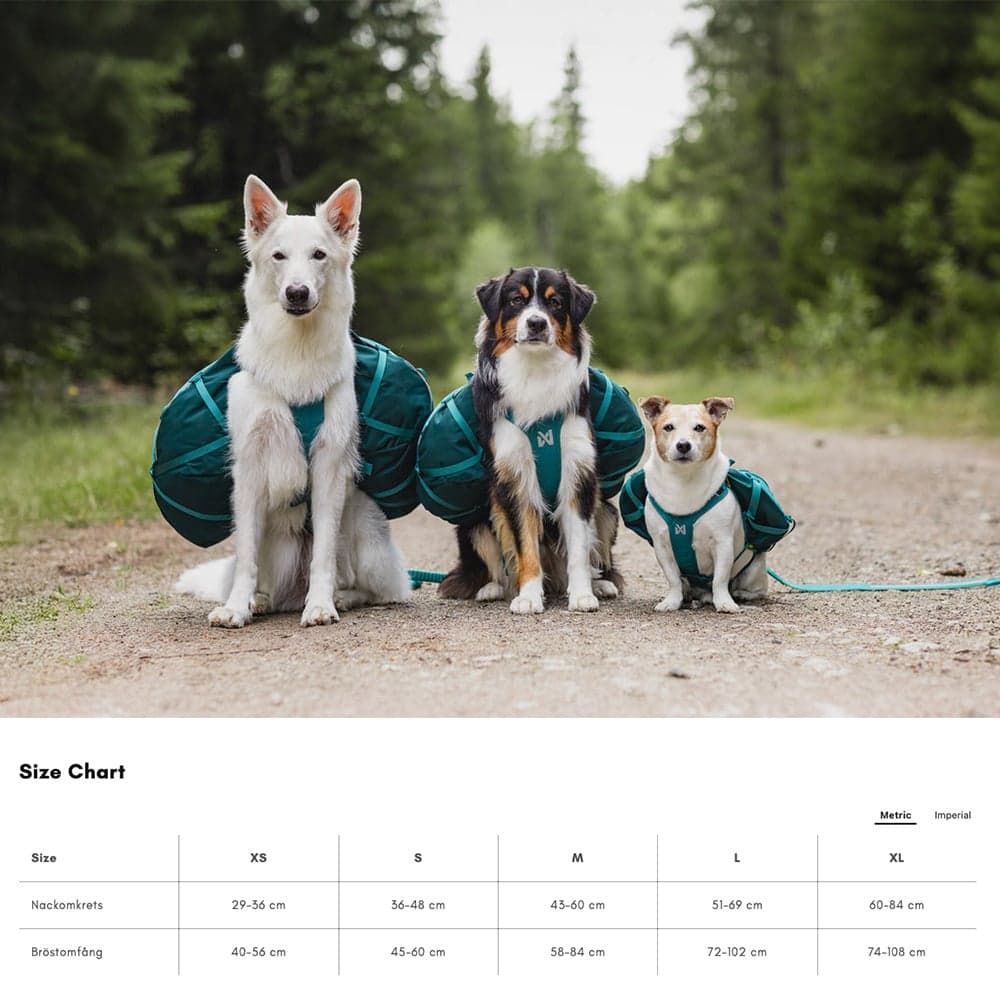 Trail Quest Dog Backpack Dark Teal, view: 2