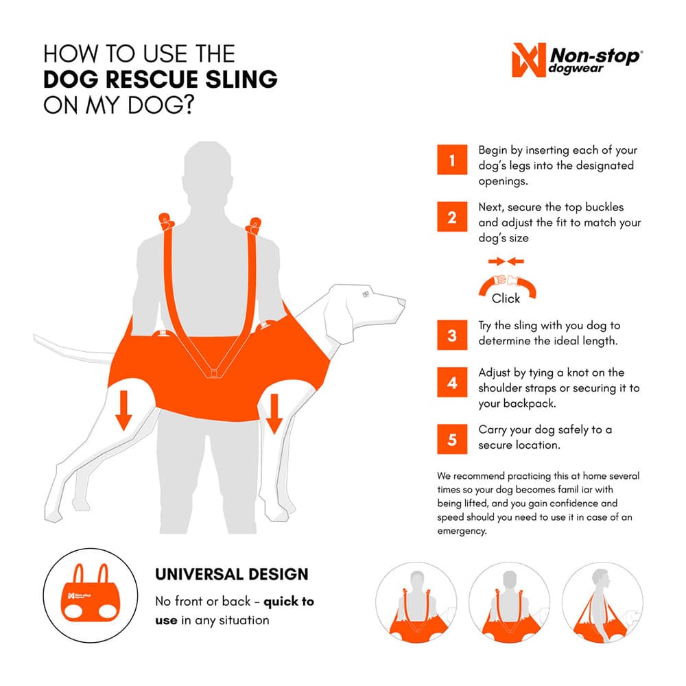 Dog Rescue Sling Orange, view: 3