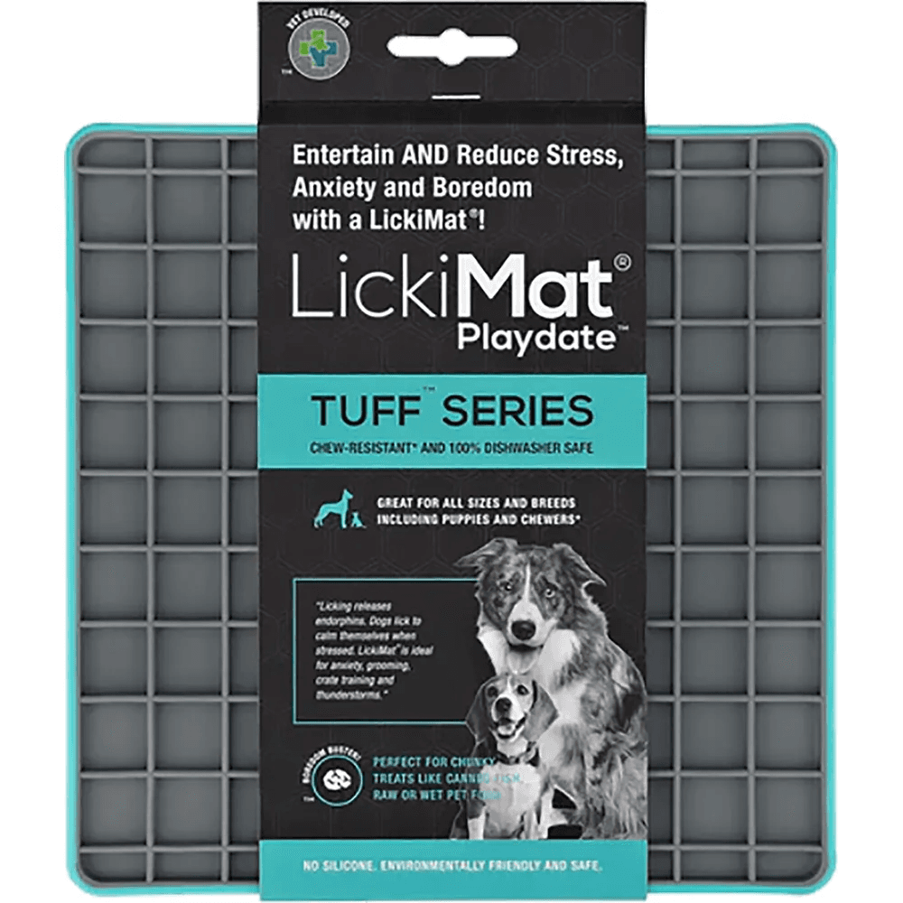 Hundskål Lickimat Playdate Tuff 20Cm Turquoise, view: 2