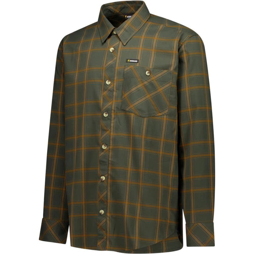M's Fairlie Shirt Olive / Orange, view: 1