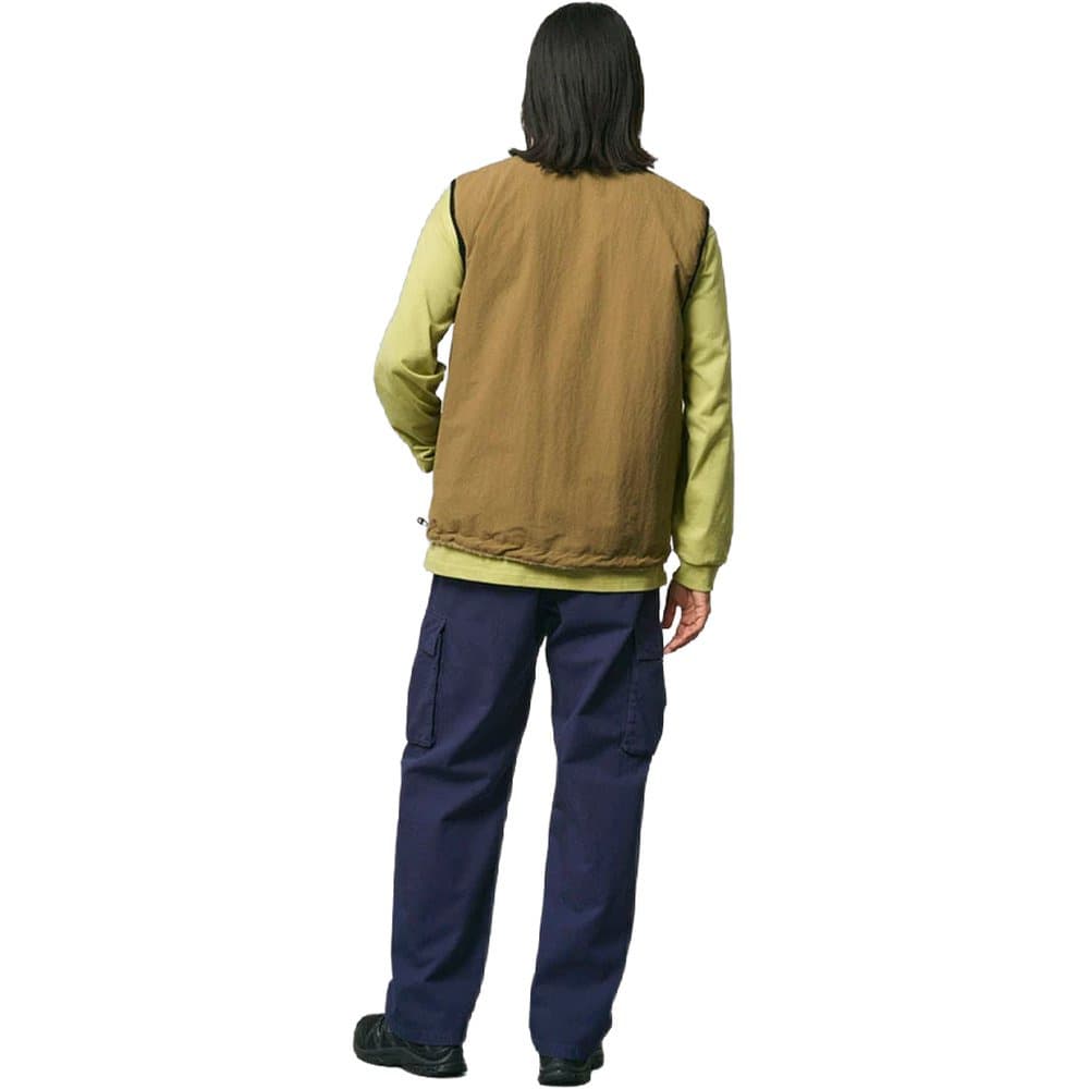 Reversible Sherpa Vest Beige/Tan, view: 3