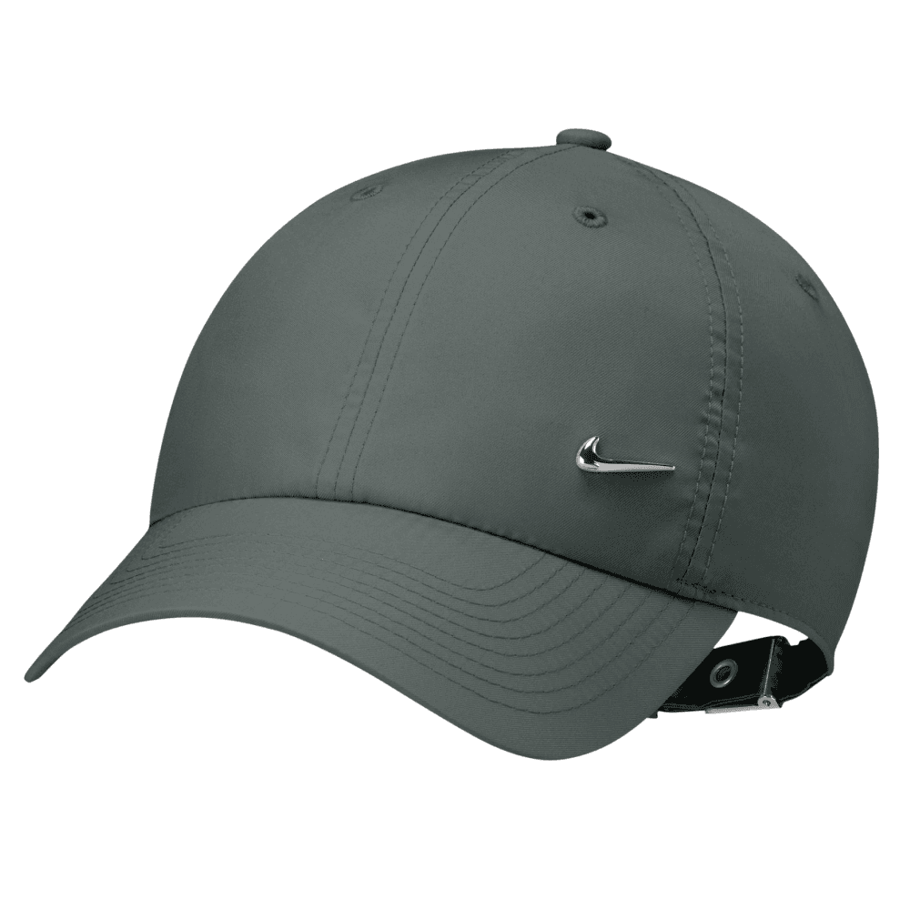 Dri-Fit Club Unstructured Metal Swoosh Cap Camo Green/Metallic Silver, view: 0