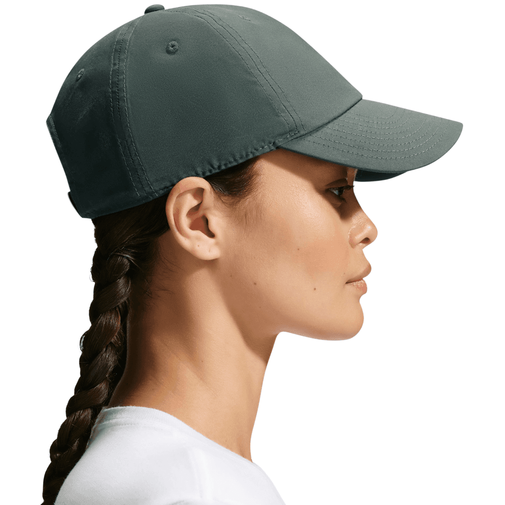 Dri-Fit Club Unstructured Metal Swoosh Cap Camo Green/Metallic Silver, view: 3