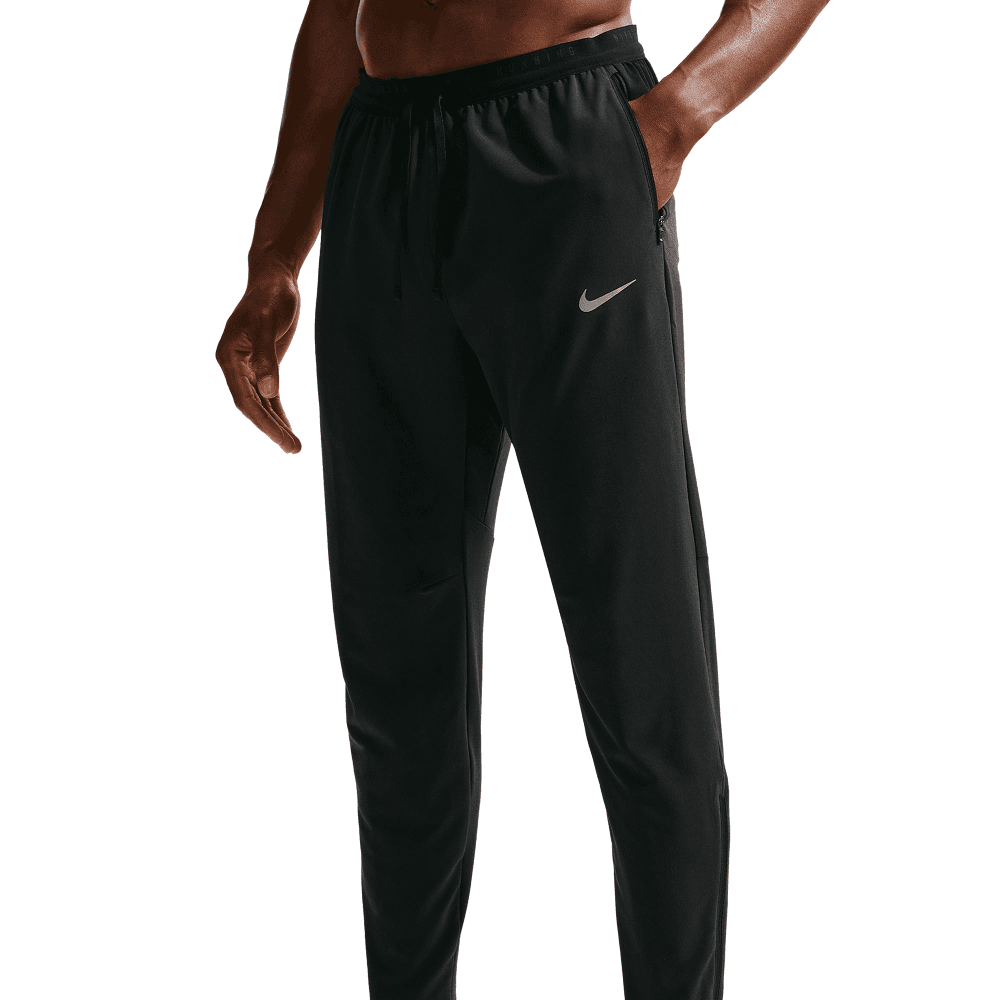 M's Stride Dri-Fit Woven Running Pants Black/Reflective Silv, view: 2