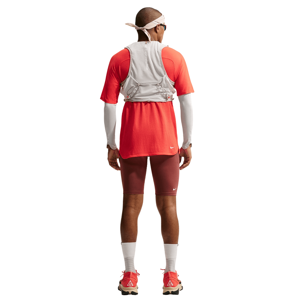 M's Acg "Solar Chase" Dri-Fit Adv Trail Running Top Lt Crimson/Lt Crimson/Summit White, view: 3