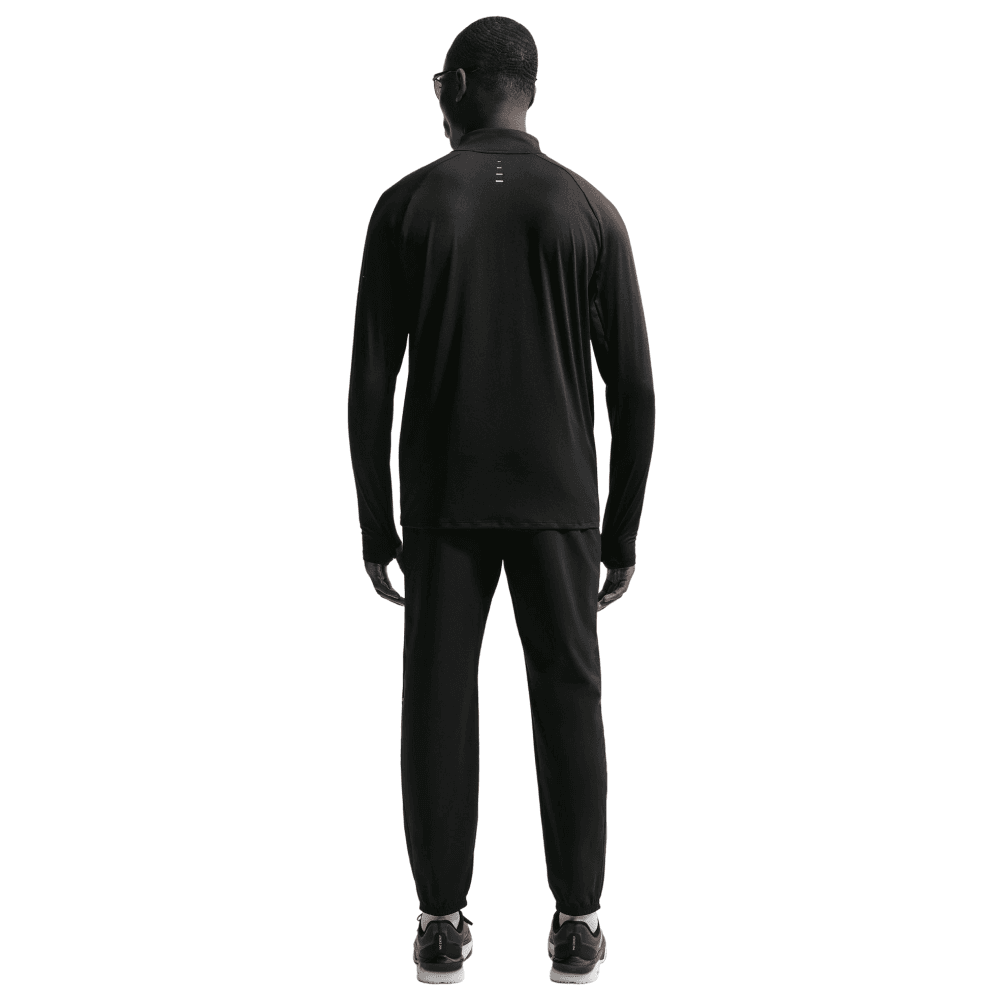 M's Stride Dri-Fit 1/4-Zip Running Top Black/Reflective Silv, view: 4