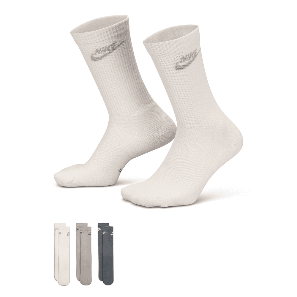 Everyday Elevated Crew Socks (3 Pairs) Multi-Color, view: 0