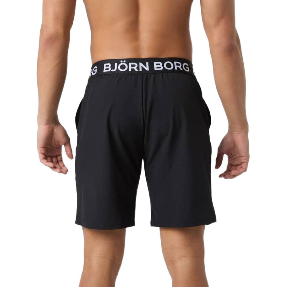 Borg 9" Shorts Black White Logo, view: 1