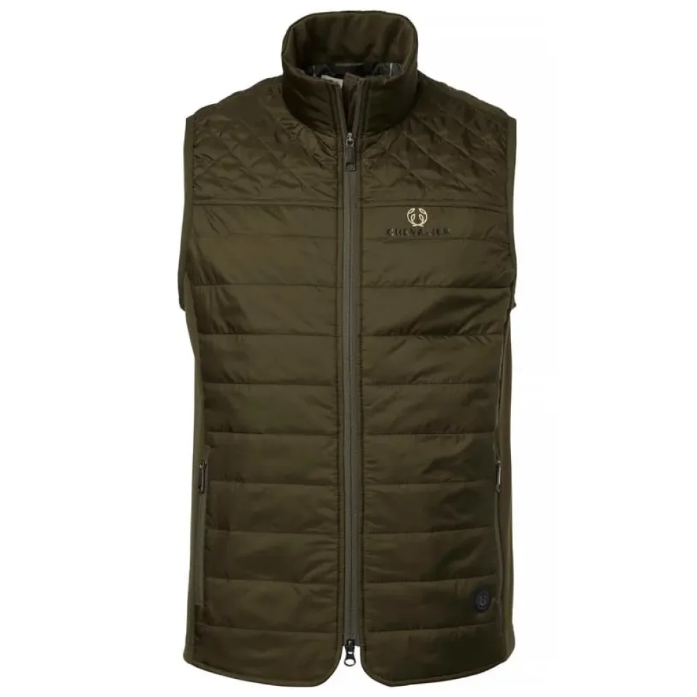 Ember Heat Vest Men Dark Forest Green, view: 0