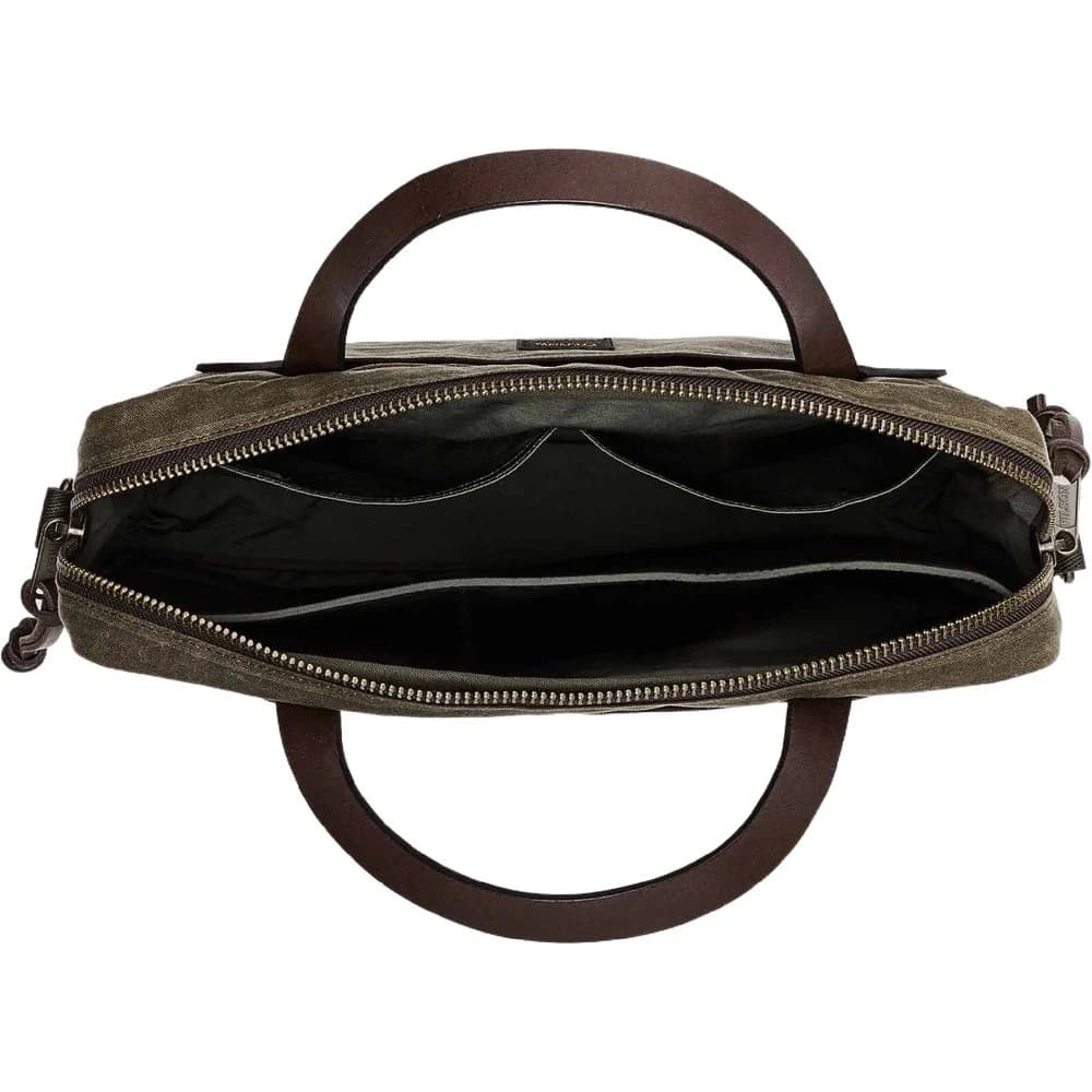 Tin Cloth Compact Briefcase Otter Green, view: 3