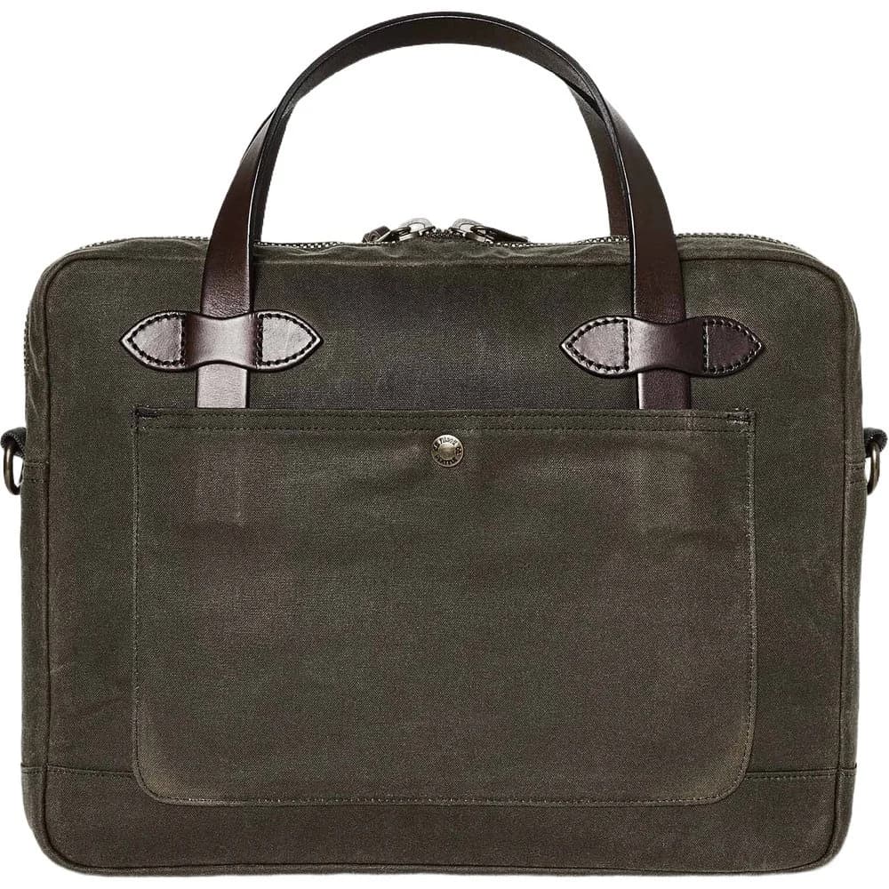 Tin Cloth Compact Briefcase Otter Green, view: 1