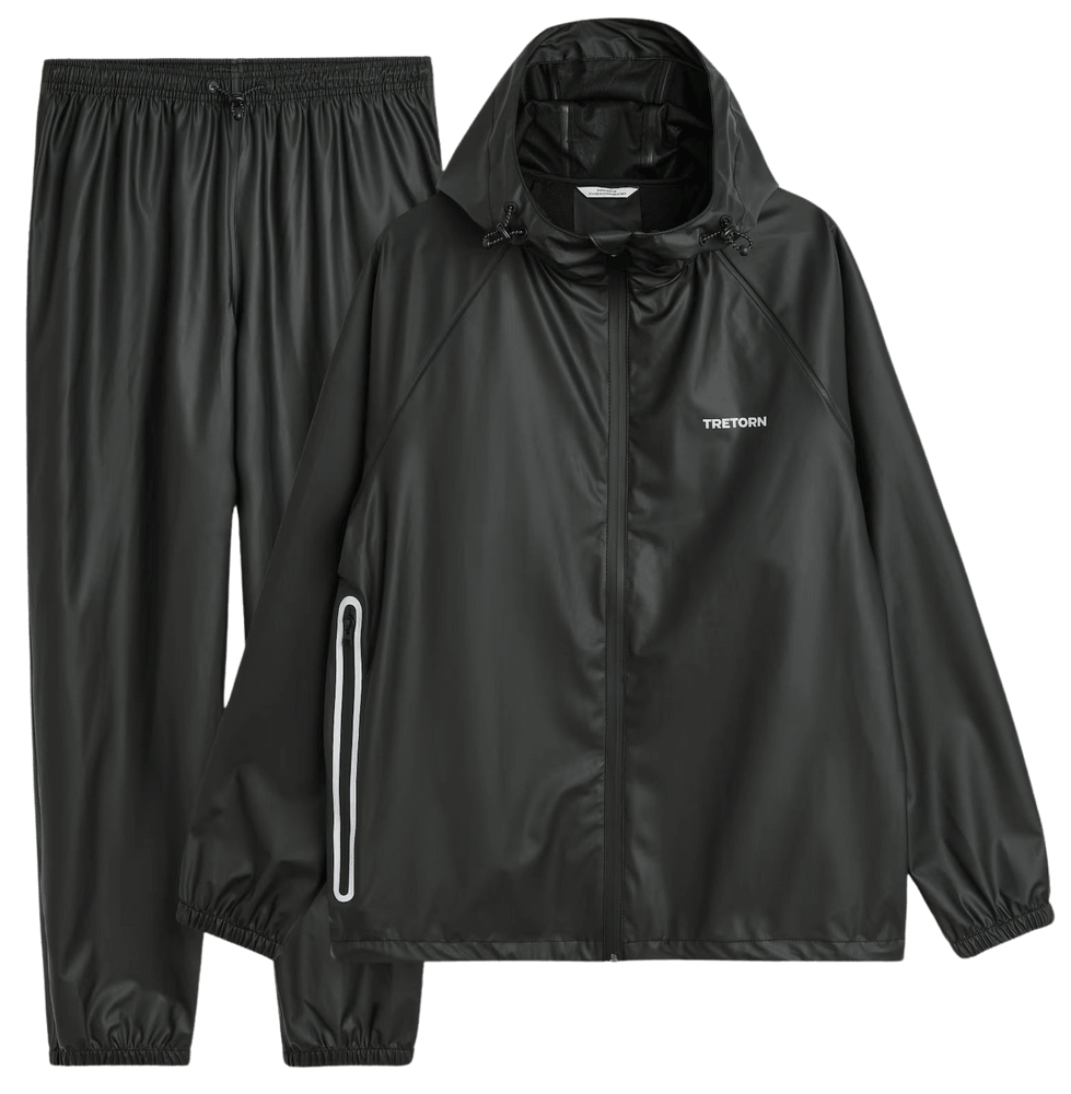 productImage: Packable Rainbreaker Set Unisex sadeasu, Black