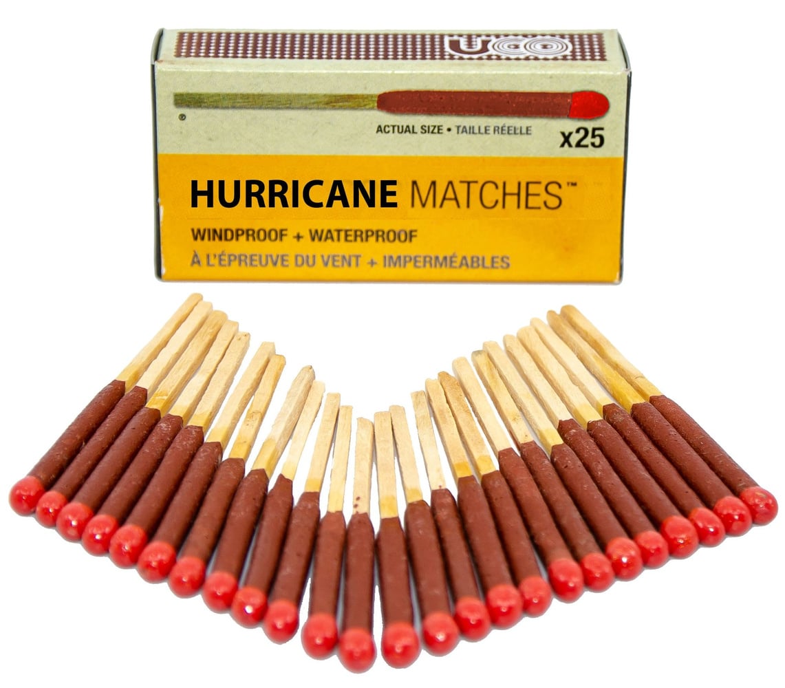 productImage: UCO Hurricane Matches tulitikut, täyttöpakkaus
