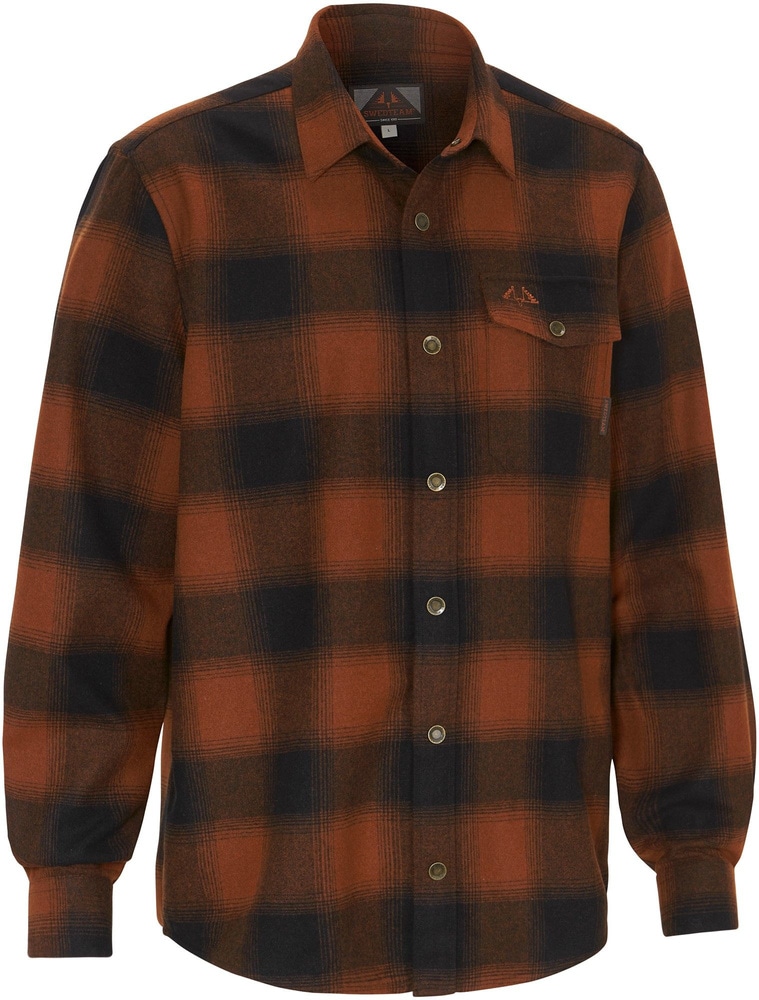 productImage: Lynx Wool Shirt kauluspaita, Dark Orange