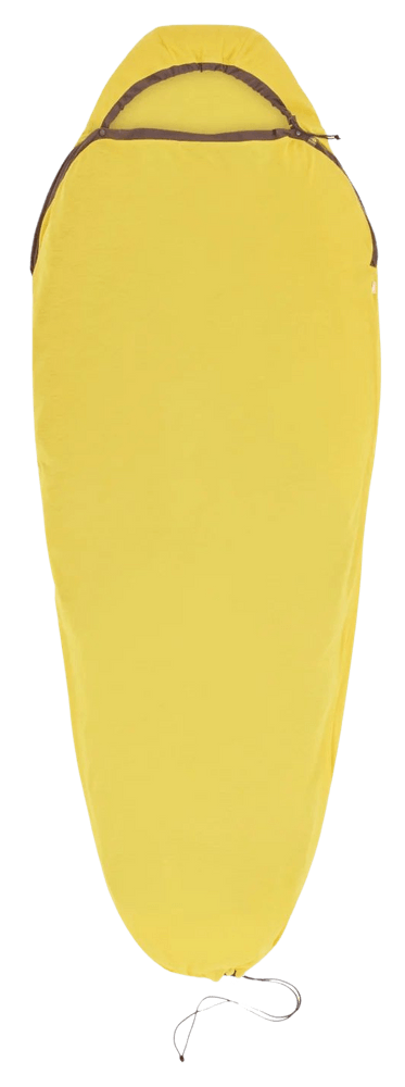 productImage: Sea to Summit Sleepliner Reactor Mummy w/Drawcord Standard makuupussilakana, Yellow