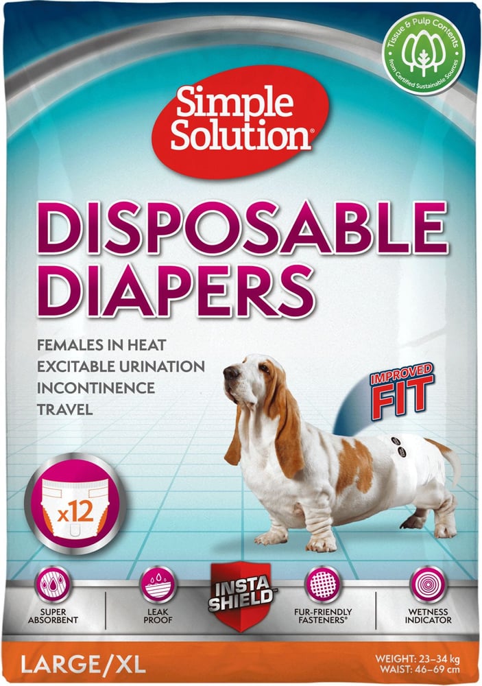 productImage: Disposable Diapers nartun suojat, L-XL, 12kpl