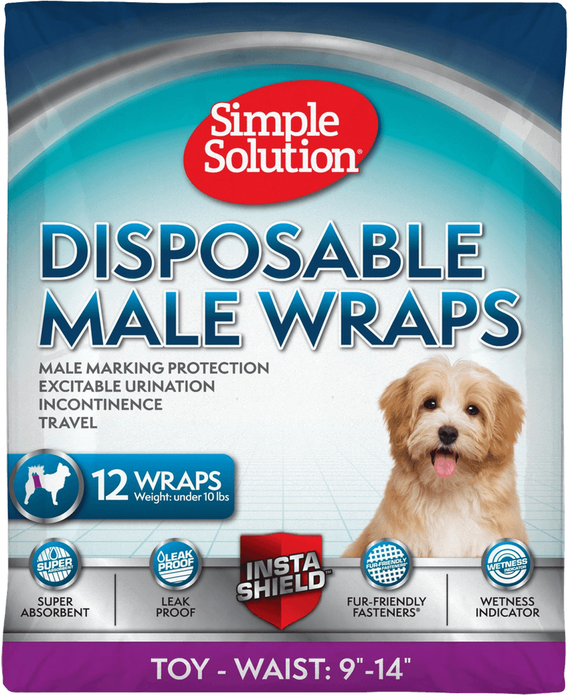 productImage: Disposable Male Wraps suojat uroskoirille, XS, 12 kpl